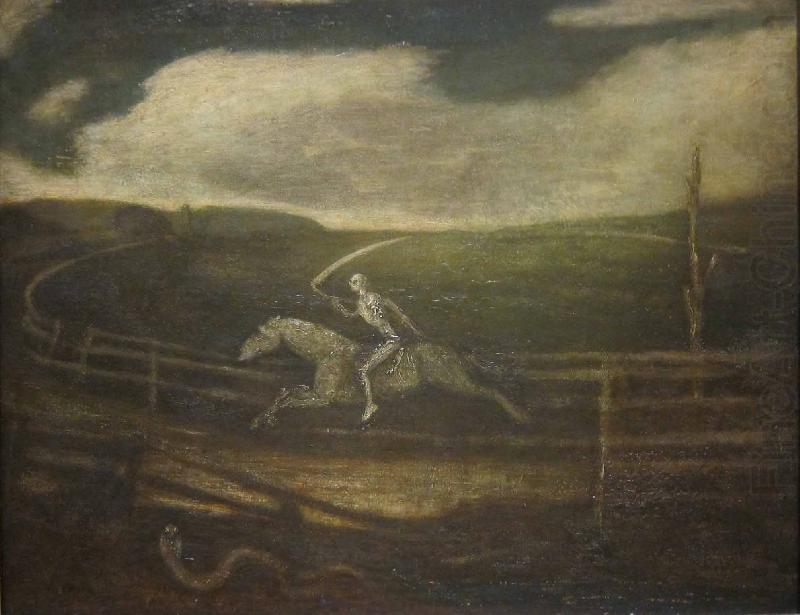 Albert Pinkham Ryder Die Rennbahn oder der Tod auf einem fahlen Pferd china oil painting image
